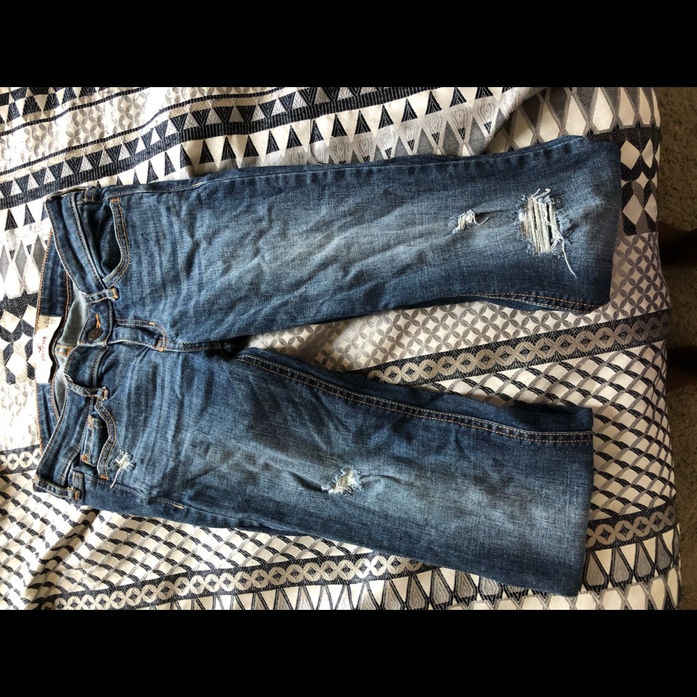 Hollister distressed denim